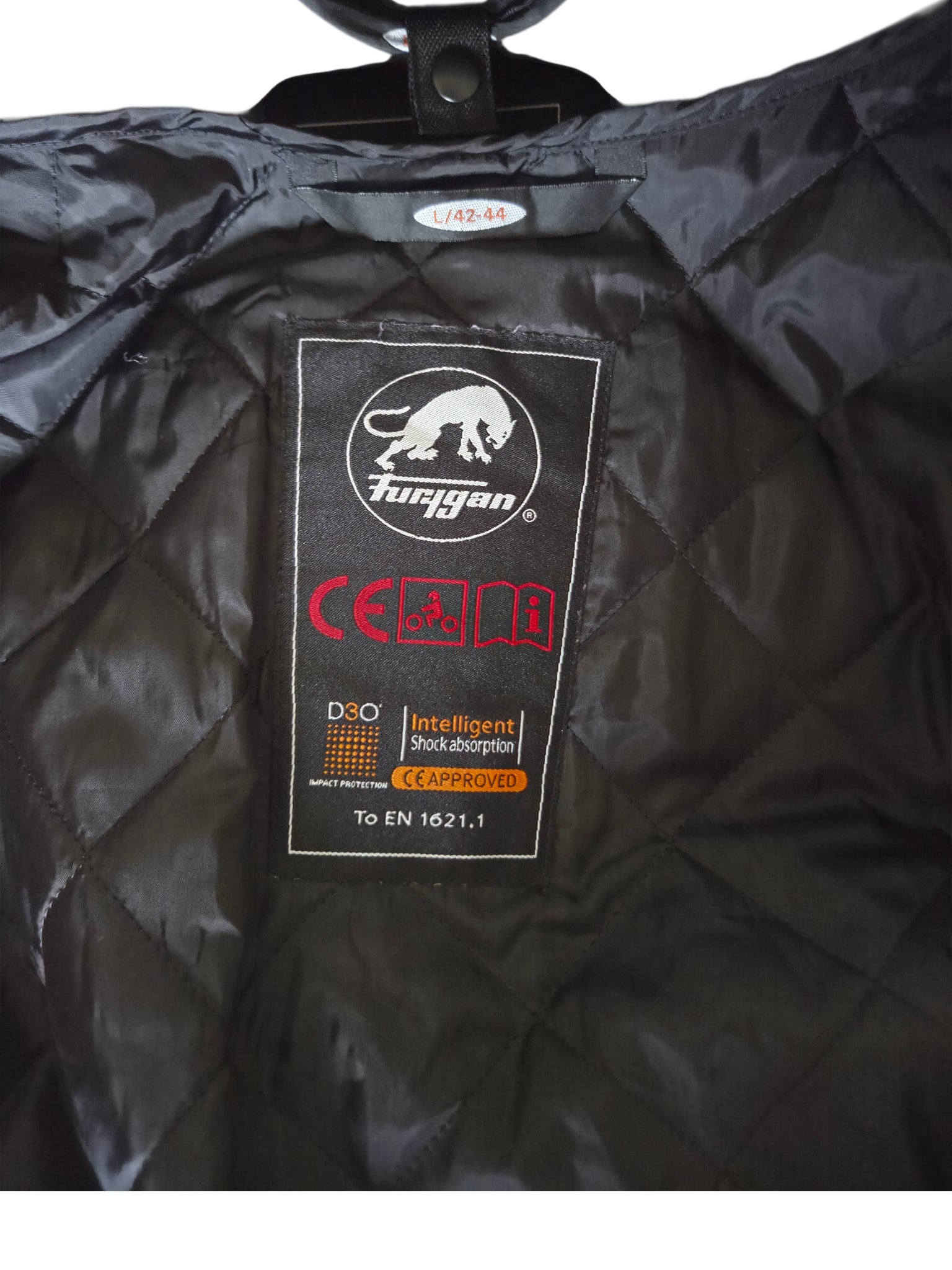 Veste Cuir Furygan Noire Taille L 42-44