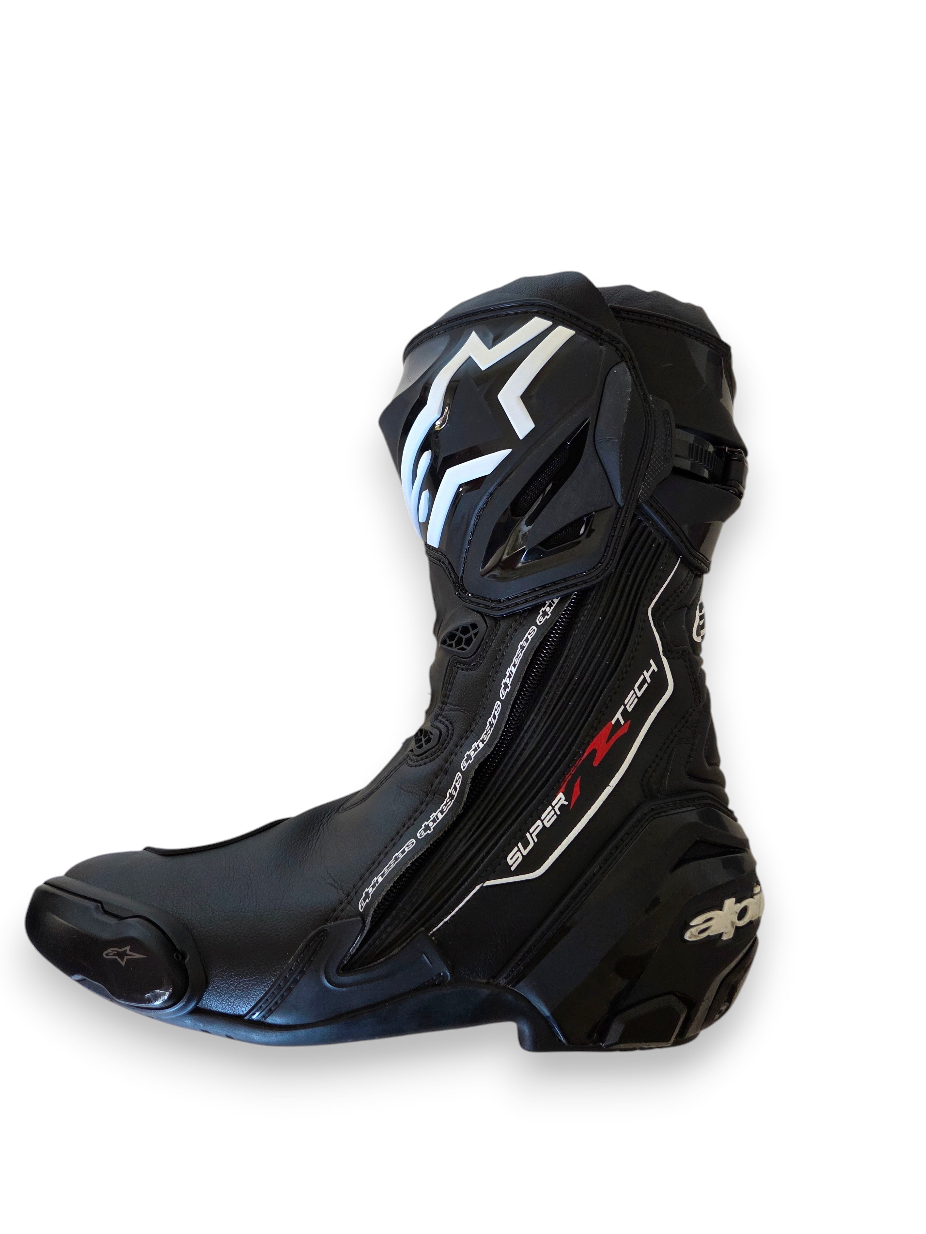 Bottes Alpinestars Supertech R Noir – Taille 42 – Très Bon État