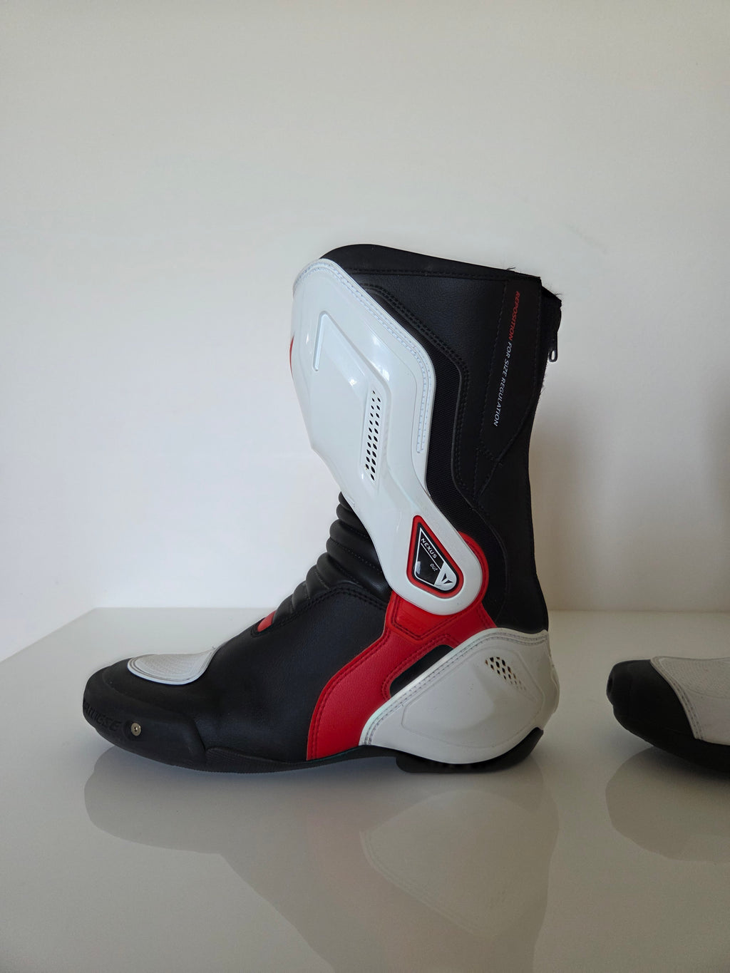Bottes Dainese Nexus R Blanche et Rouge