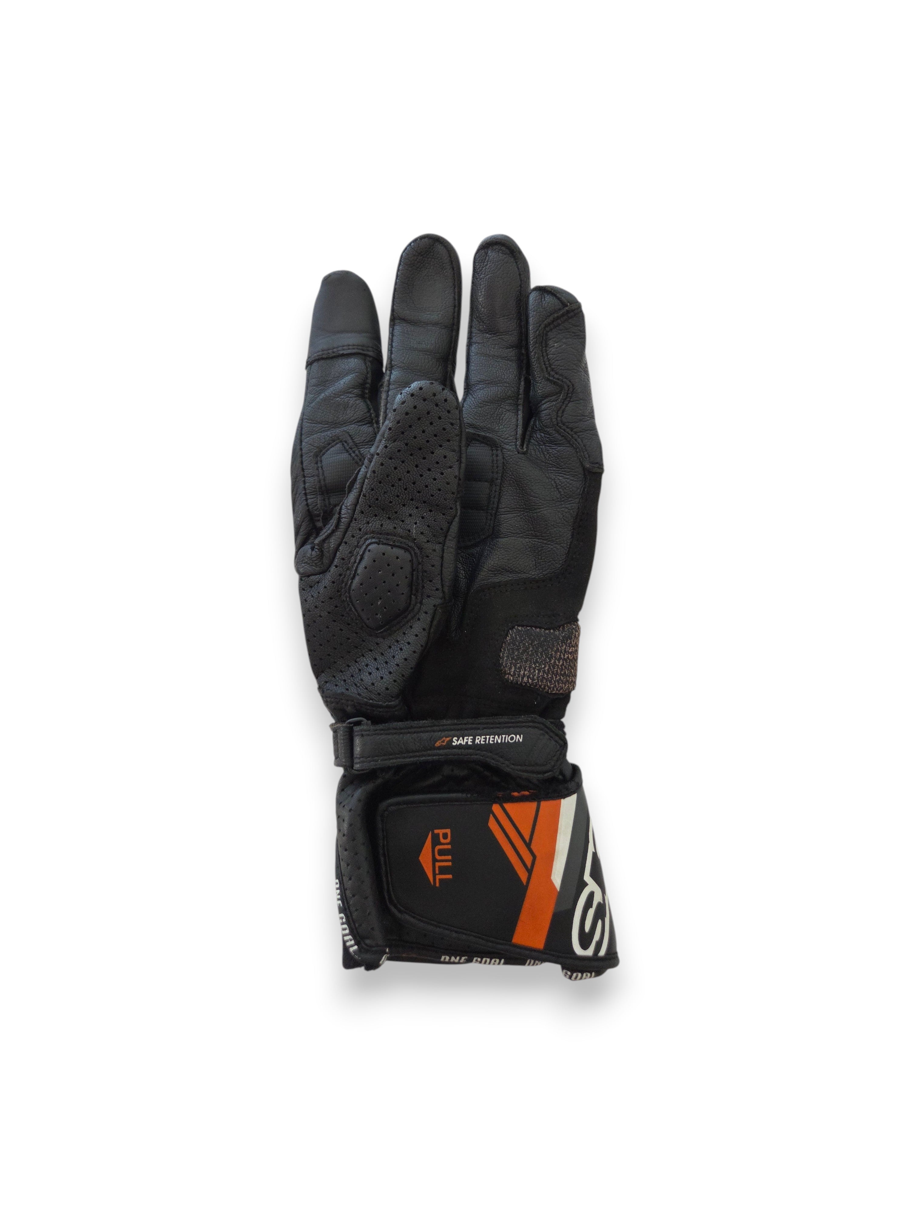 Gants Alpinestars SP-8 V3 Orange – Taille XL – Cuir Aéré, Très Bon État