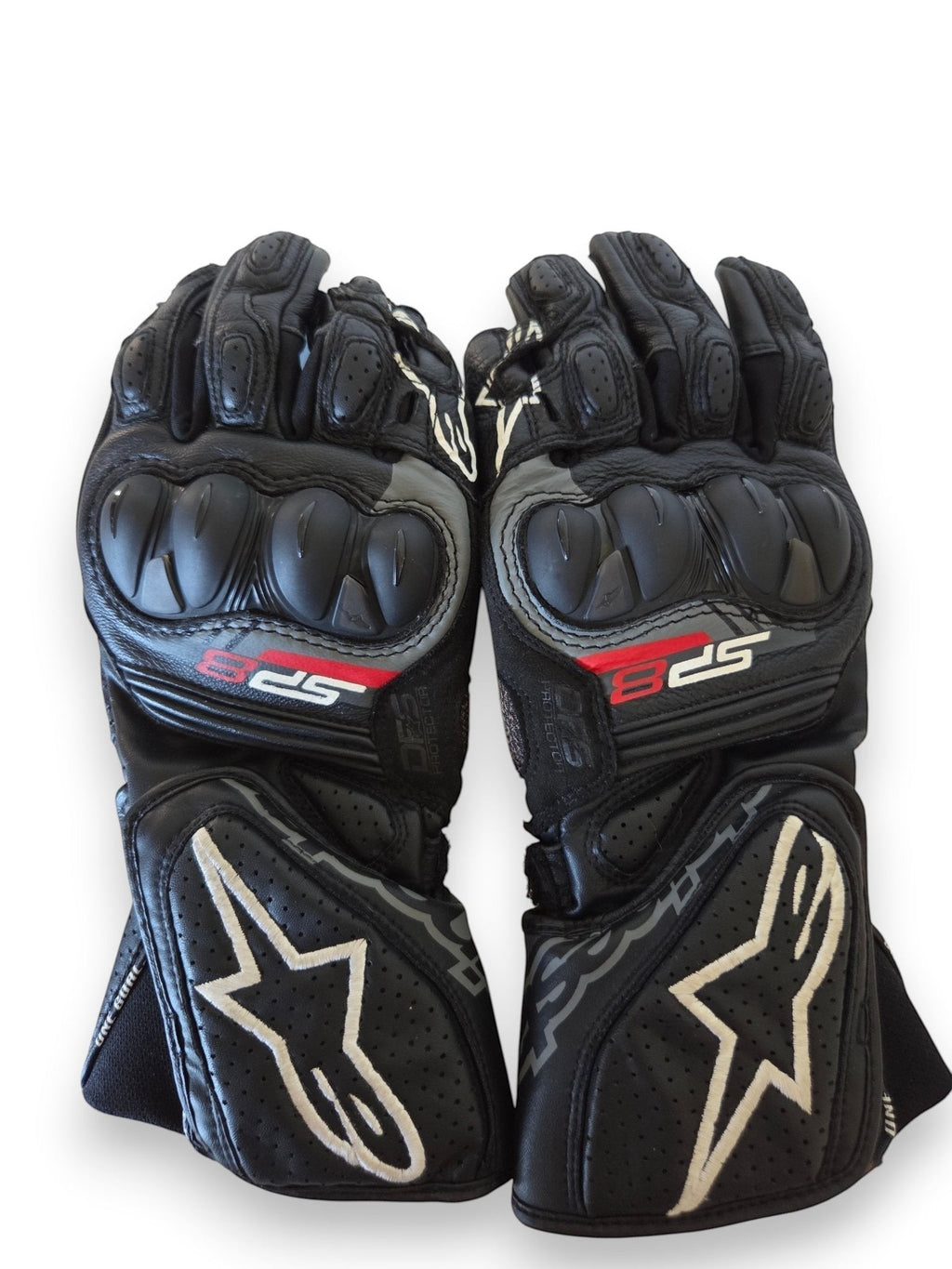 Gants Alpinestars SP-8 V3 Gris – Taille S, Excellent État - Moto Gear Select