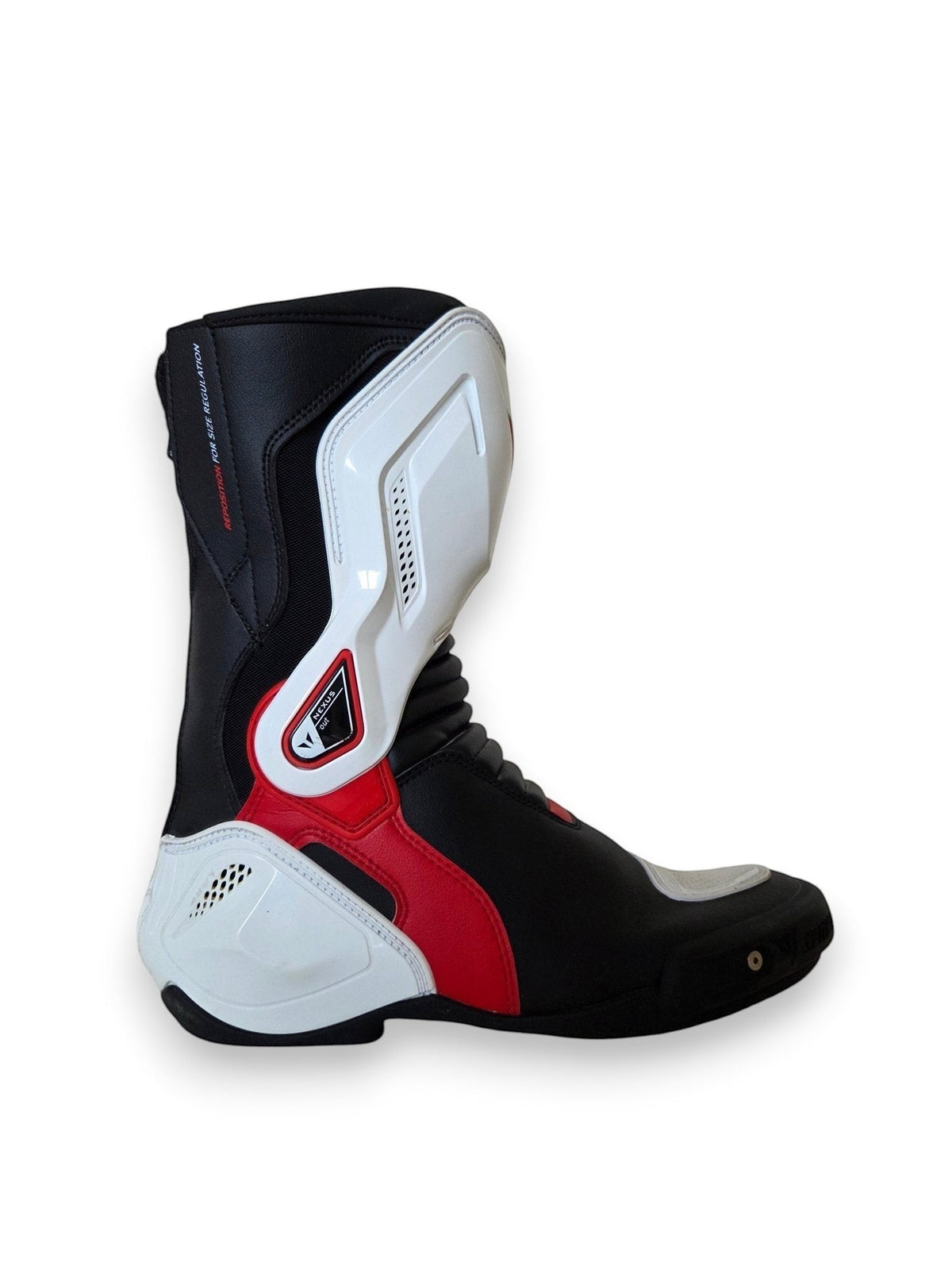 Bottes Dainese Nexus R – Blanc et Rouge, Taille 43 - Moto Gear Select