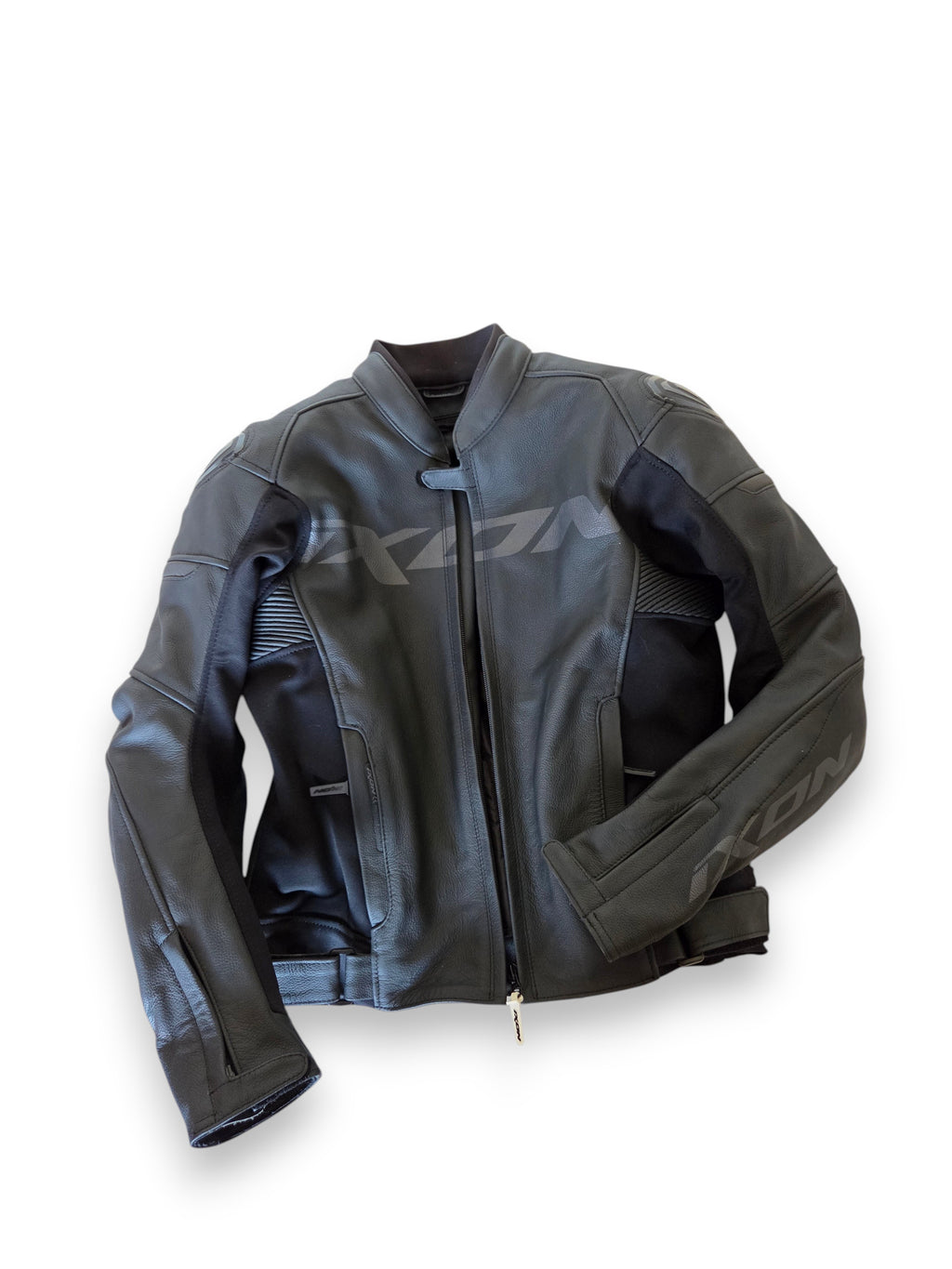 Veste Cuir Ixon Sparrow Grise – Taille M, Excellent État