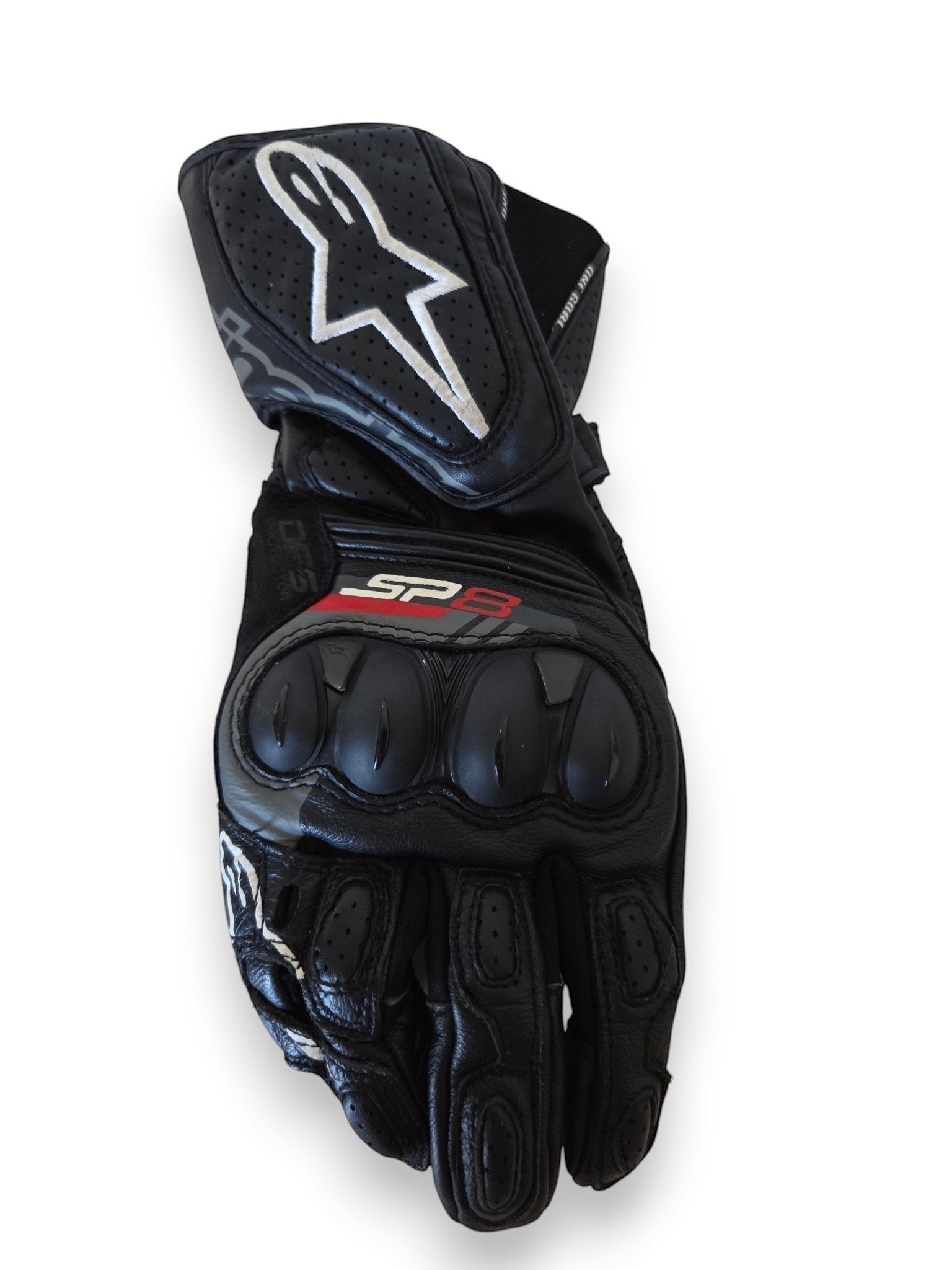 Gants Alpinestars SP-8 V3 Gris – Taille S, Excellent État - Moto Gear Select