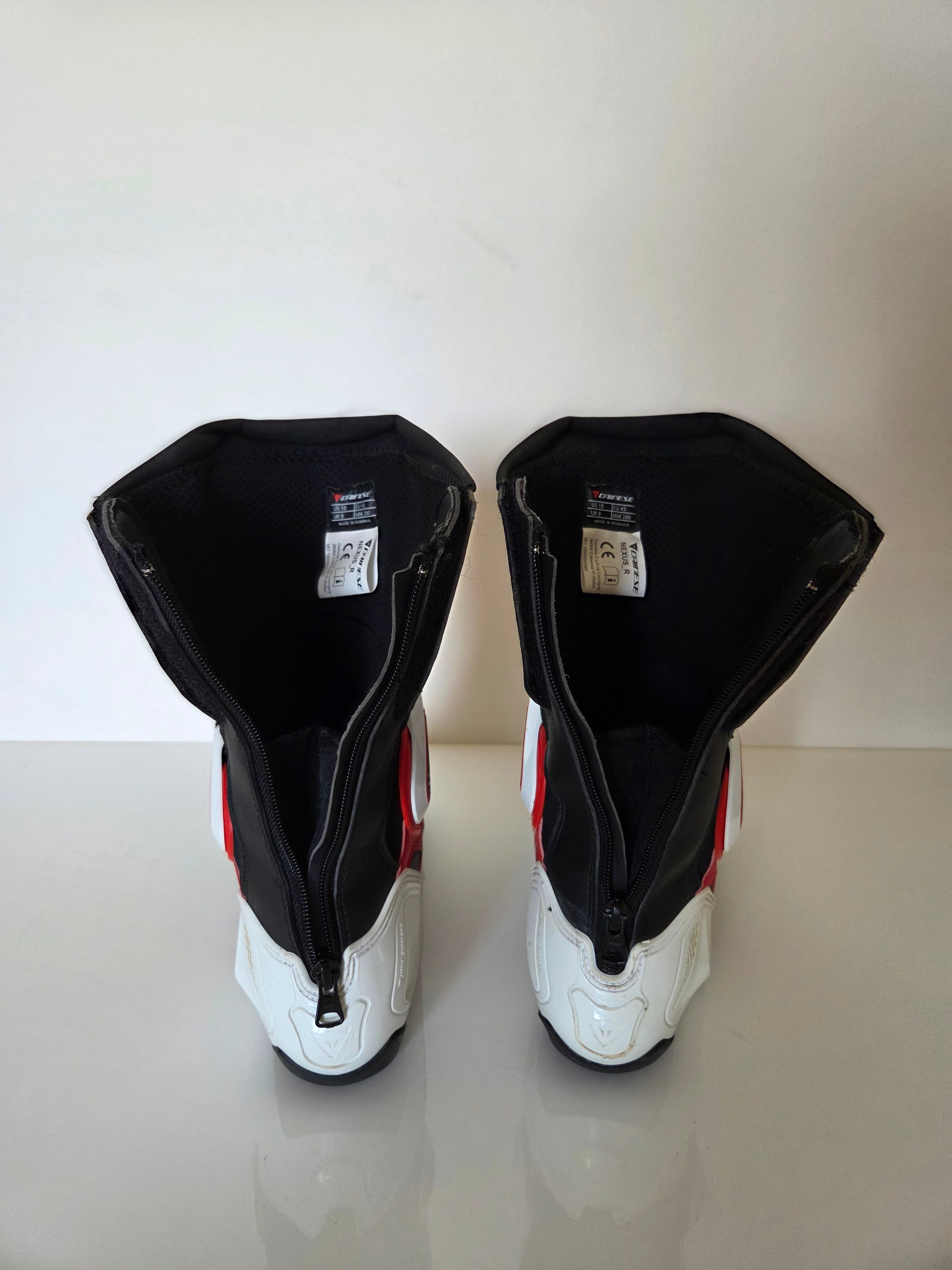 Bottes Dainese Nexus R Blanche et Rouge