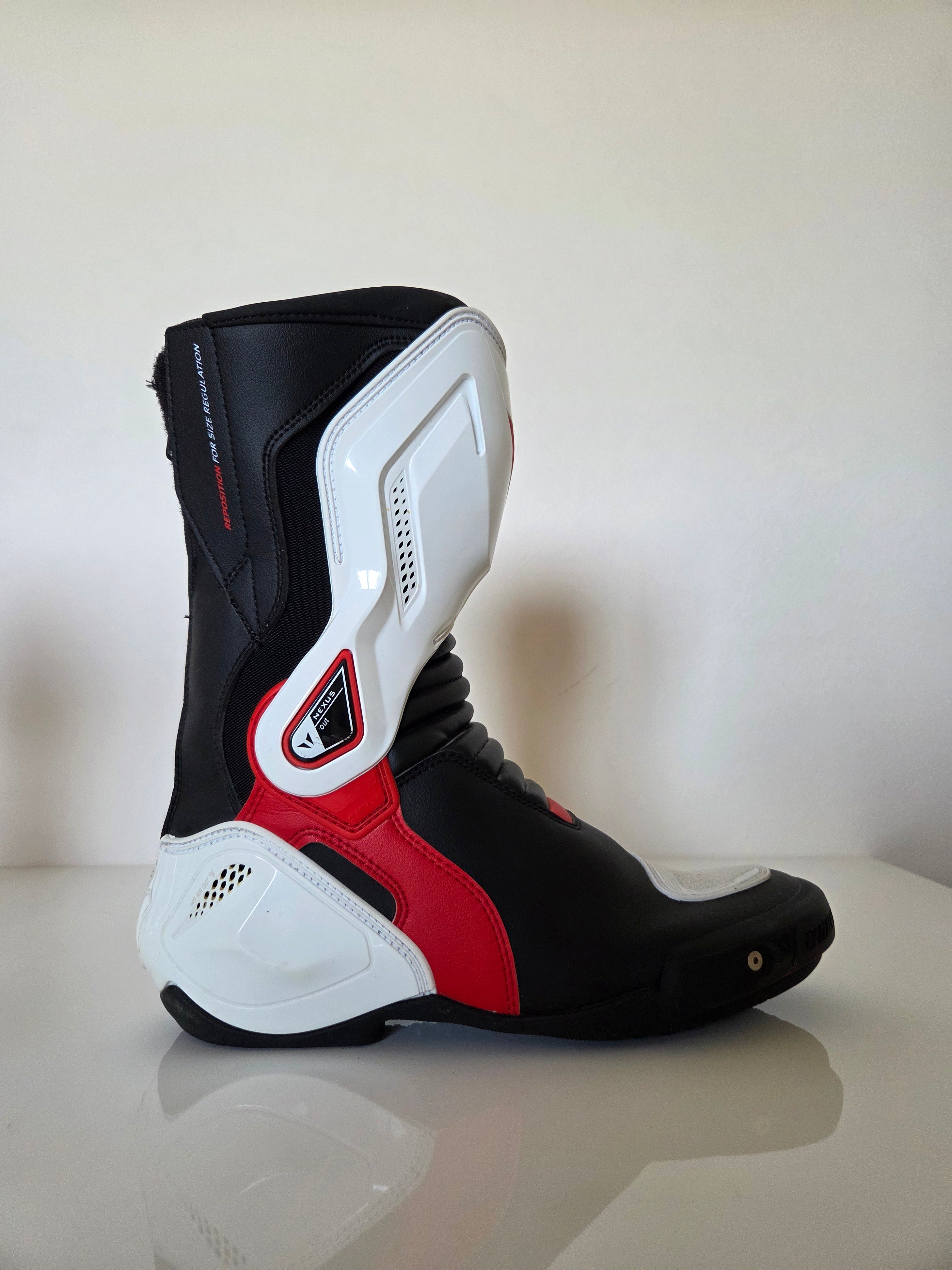 Bottes Dainese Nexus R Blanche et Rouge