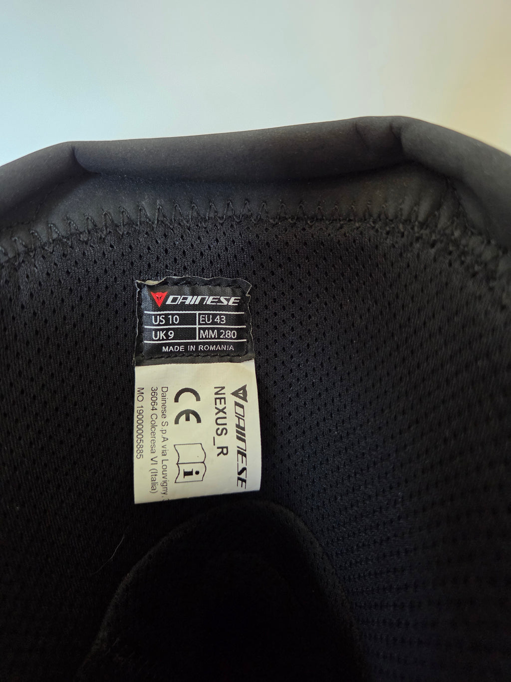 Bottes Dainese Nexus R Blanche et Rouge