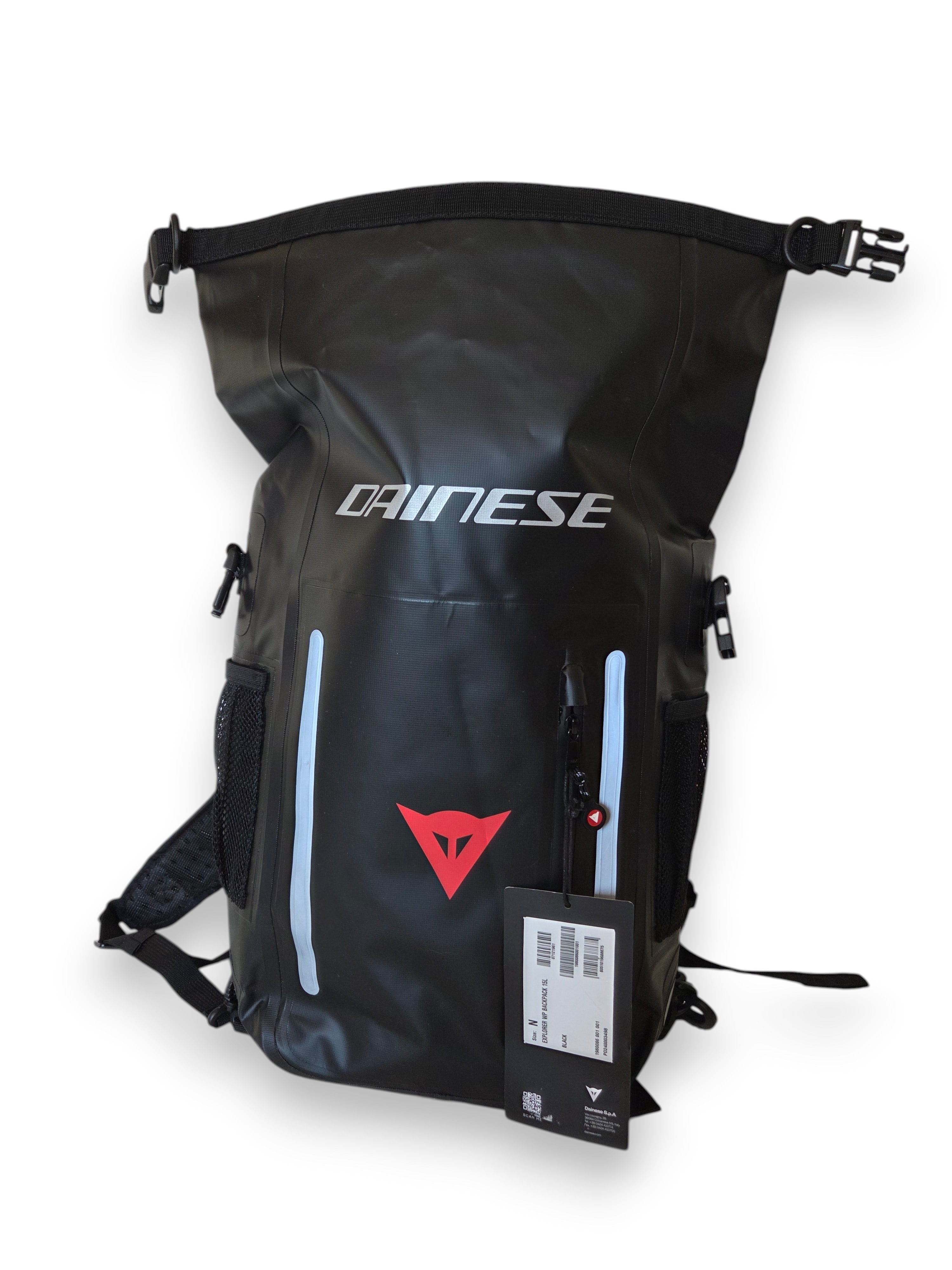 Sac à Dos Dainese Explorer 15L Noir – Neuf avec Étiquette