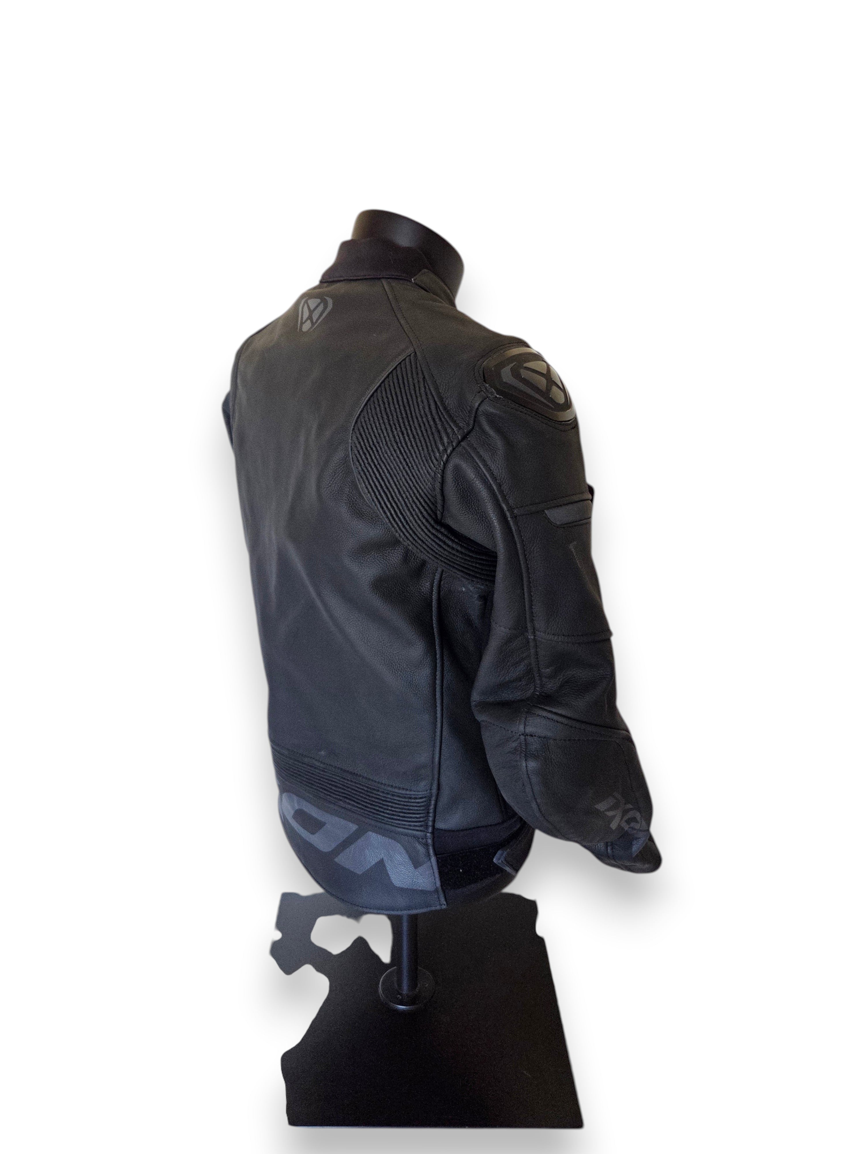 Veste Cuir Ixon Sparrow Grise – Taille M, Excellent État