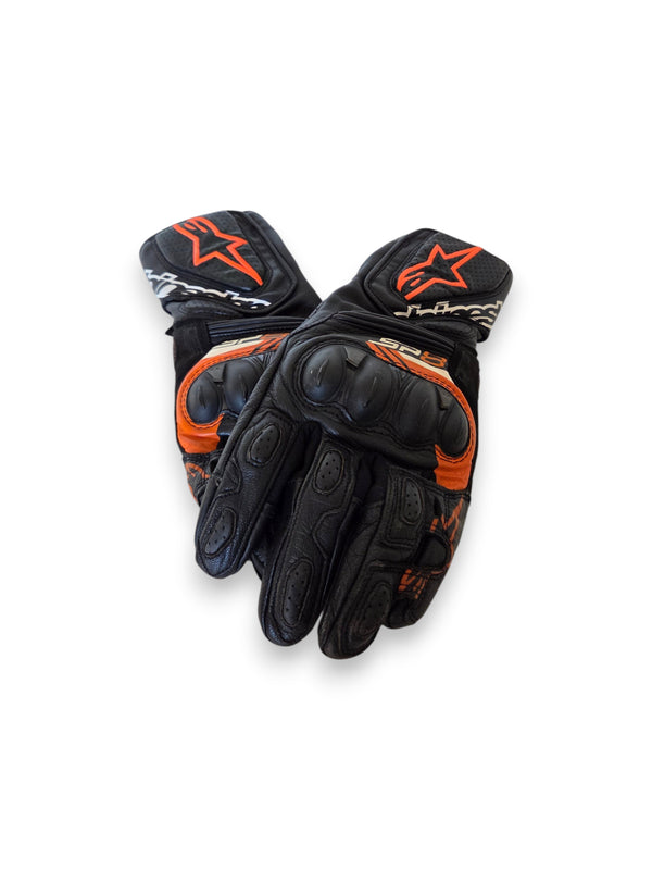 Gants Alpinestars SP-8 V3 Orange – Taille XL – Cuir Aéré, Très Bon État