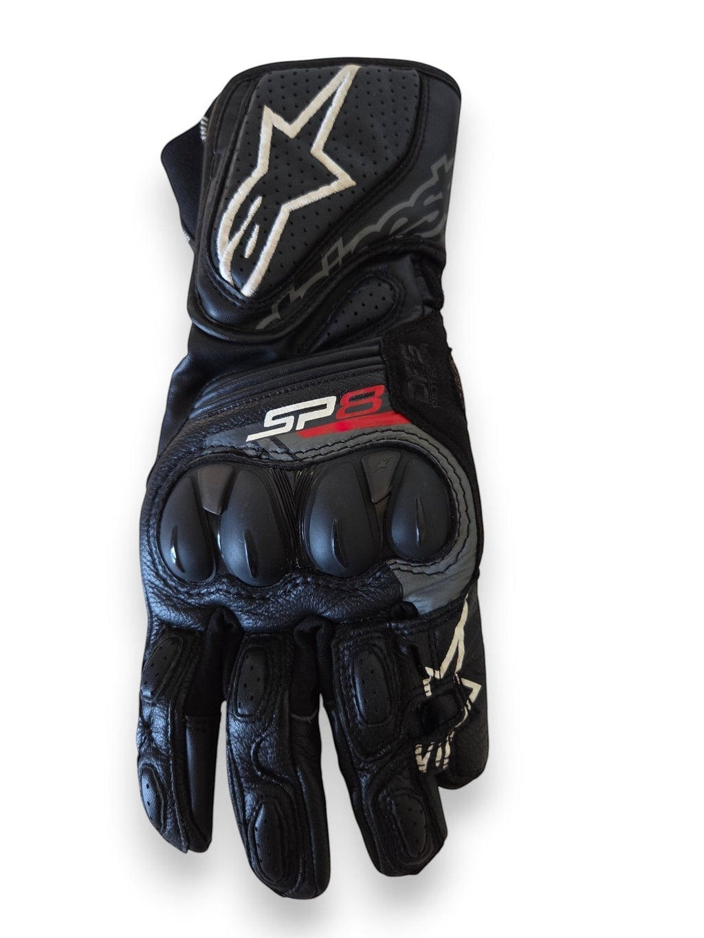 Gants Alpinestars SP-8 V3 Gris – Taille S, Excellent État - Moto Gear Select