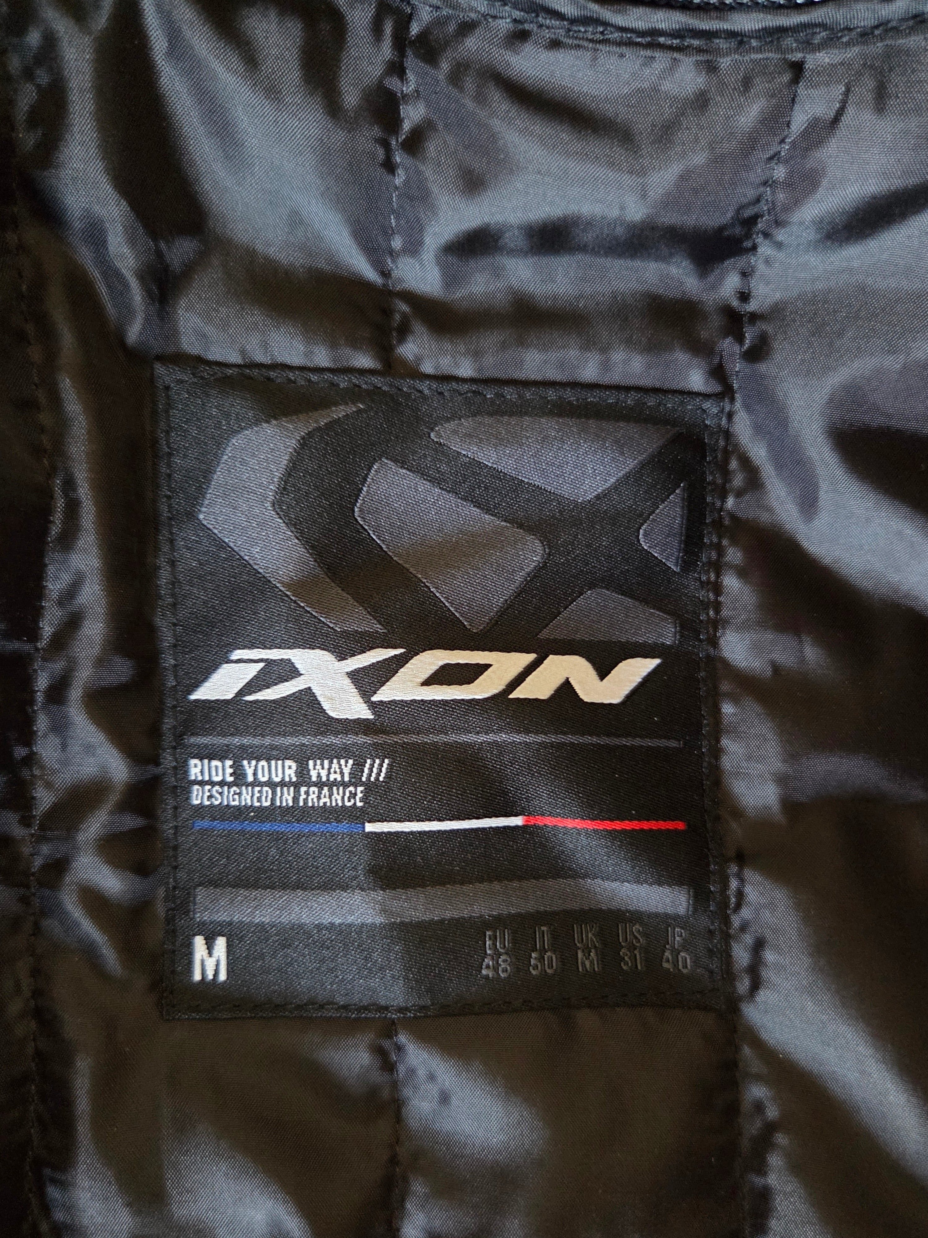 Veste Cuir Ixon Sparrow Grise – Taille M, Excellent État