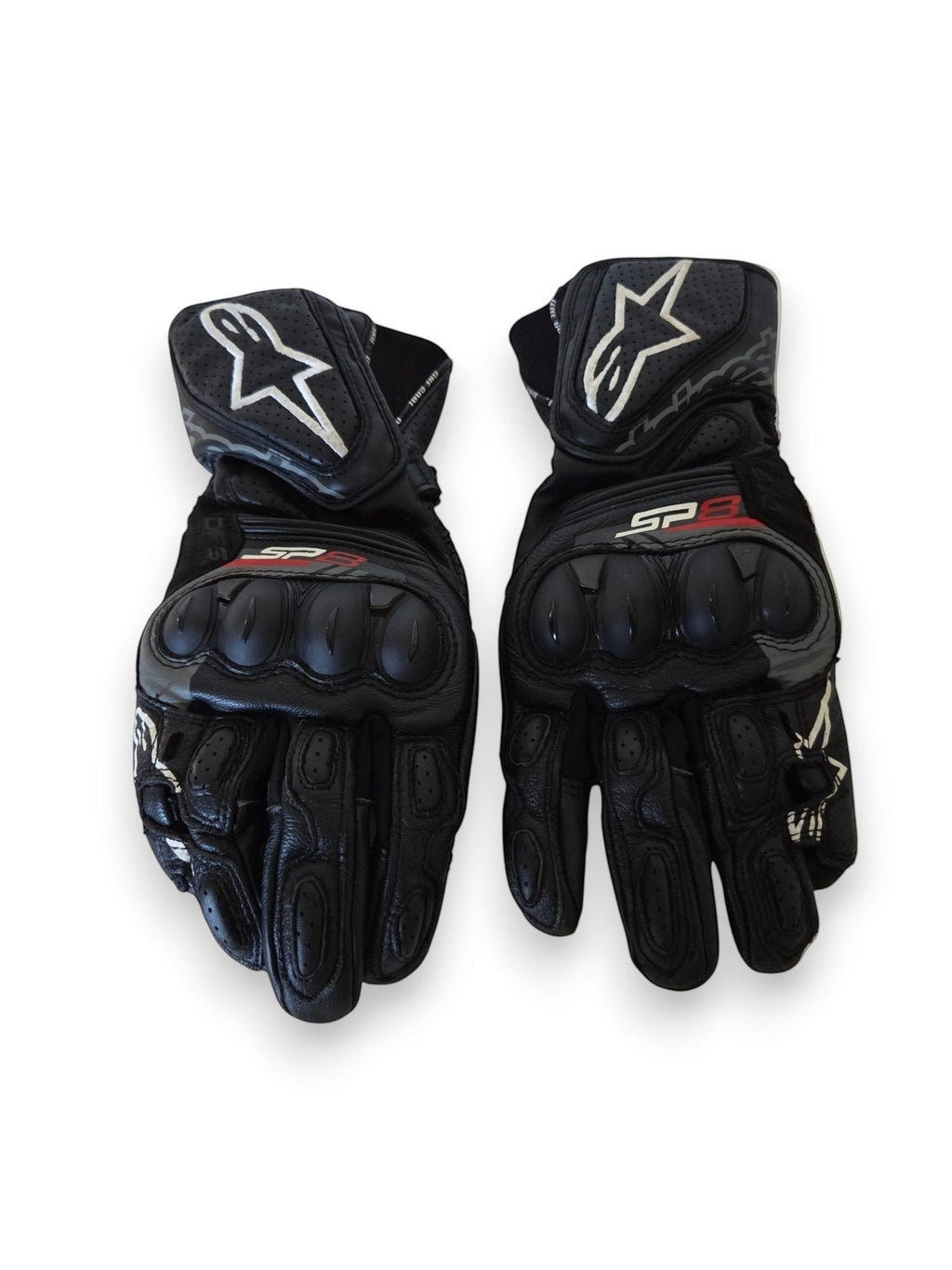 Gants Alpinestars SP-8 V3 Gris – Taille S, Excellent État - Moto Gear Select