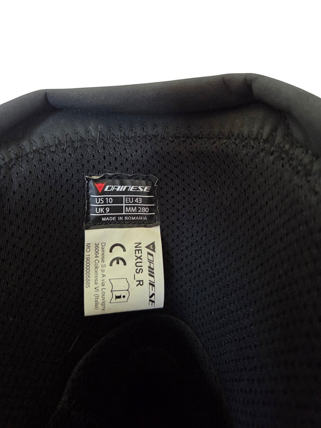 Bottes Dainese Nexus R – Blanc et Rouge, Taille 43 - Moto Gear Select