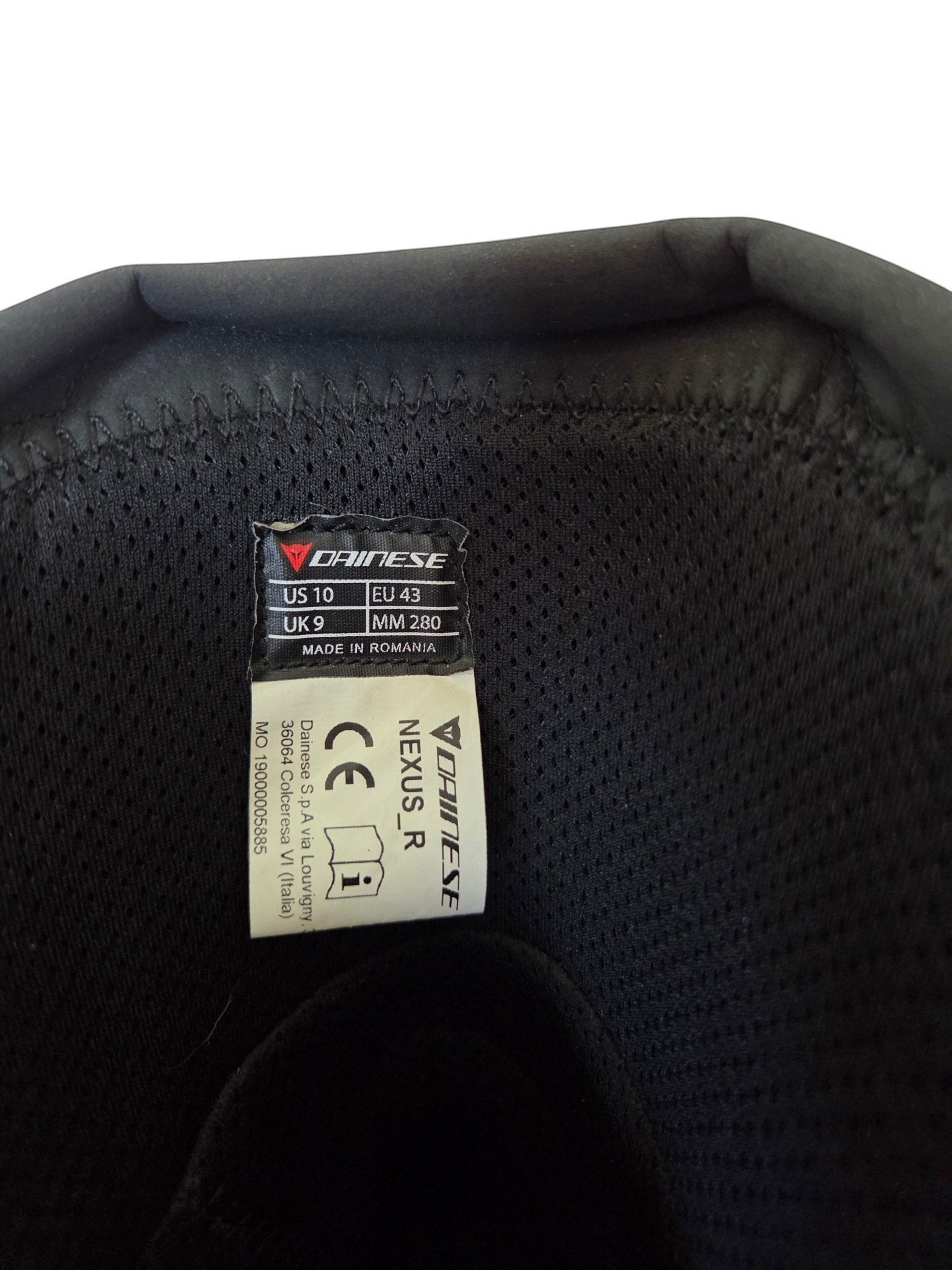 Bottes Dainese Nexus R – Blanc et Rouge, Taille 43 - Moto Gear Select